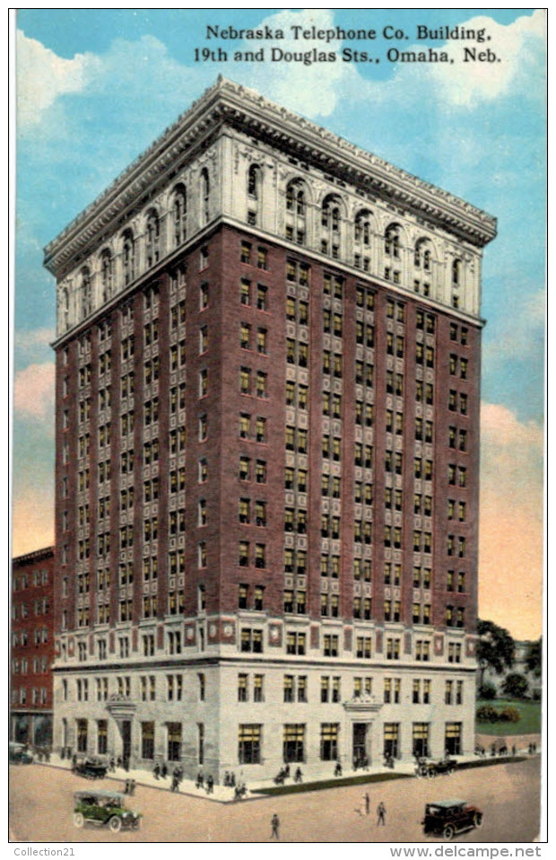 OMAHA .... NEBRASKA TELEPHONE CO BUILDING ... 19TH AND DOUGLAS STREET - Omaha