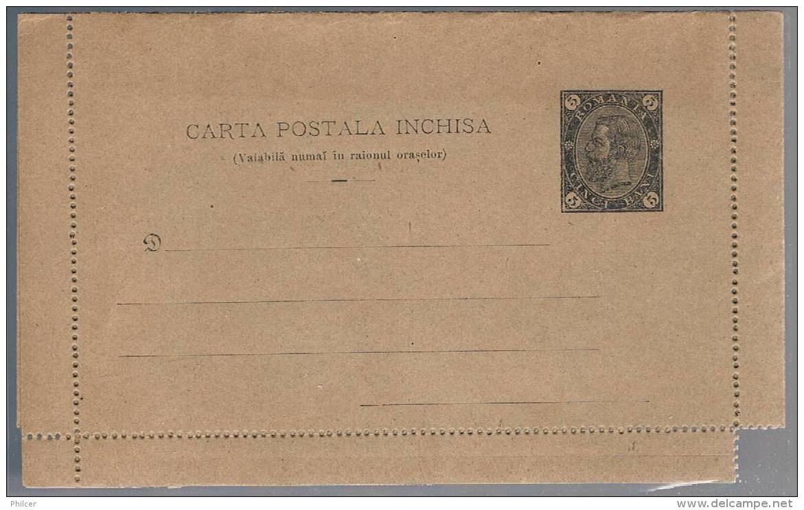 Romenia, Carta Postala Inchisa - Cartas & Documentos