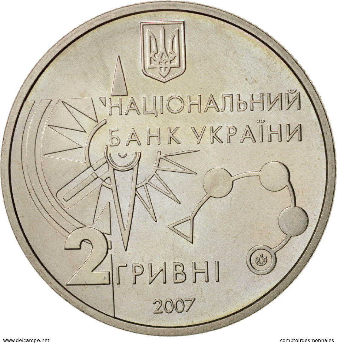 Monnaie, Ukraine, 2 Hryvni, 2007, Kyiv, SPL, Copper-Nickel-Zinc, KM:444 - Ukraine