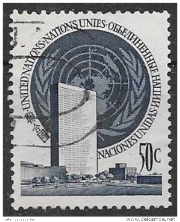 T 00528 - Nations-Unies, New York N° 10 Oblitéré, Côte 13.00 € - Gebruikt