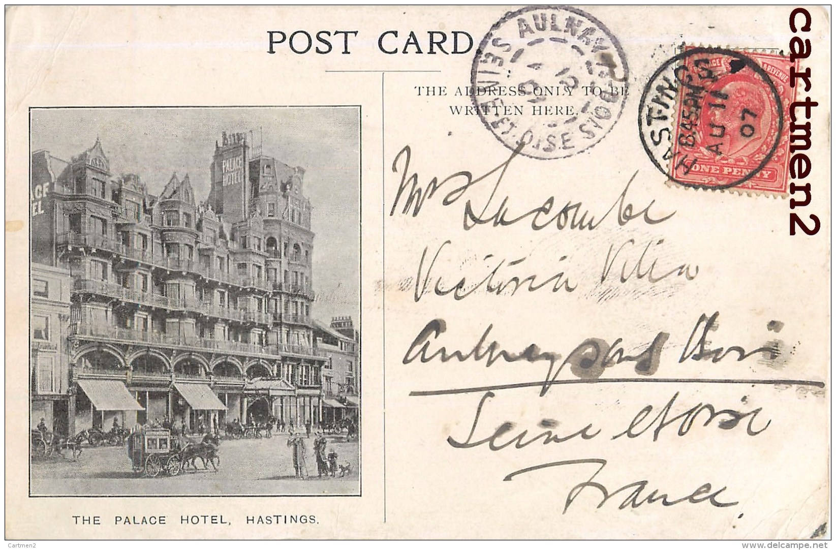 THE PALACE HOTEL HASTINGS SUSSEX ENGLAND - Hastings