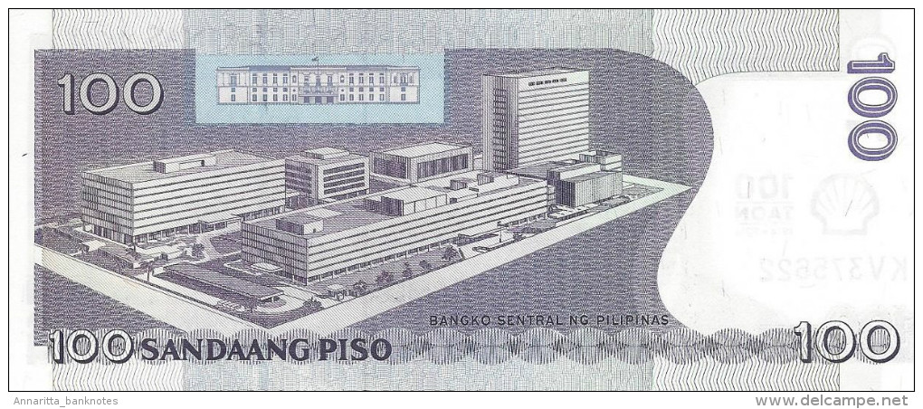 PHILIPPINES 100 PISO 2013 (2014)  PNL UNC COMMEMORATIVE [PHNL2014] - Philippines