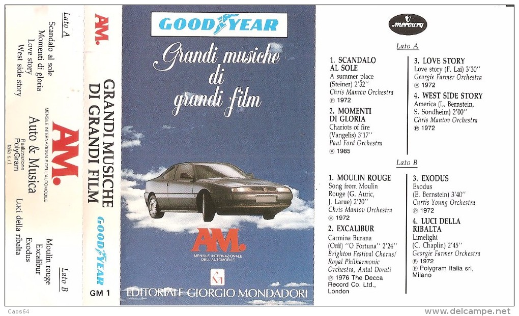 GRANDI MUSICHE DI GRANDI FILM - Audio Tapes