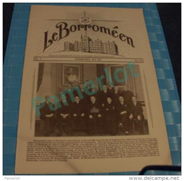 1936 Sherbrooke Quebec Canada - Le Boroméen,Organe De L'assosiation Des Anciens Du Séminaire St-Charles-Boromée 7 Scans - Documents Historiques