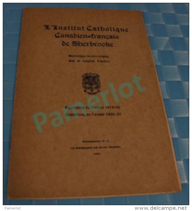 1921 Sherbrooke Quebec Canada - Messager St-Michel, L'institut Catholique Canadienne Française De Sherbrooke ,  4 Scans - Religion