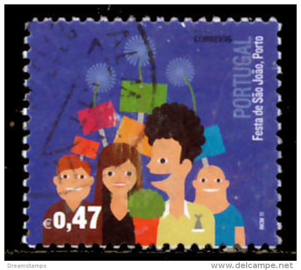 !										■■■■■ds■■ Portugal 2011 AF#4046ø Popular Parties Festas Nice Stamp VFU (k0018) - Used Stamps