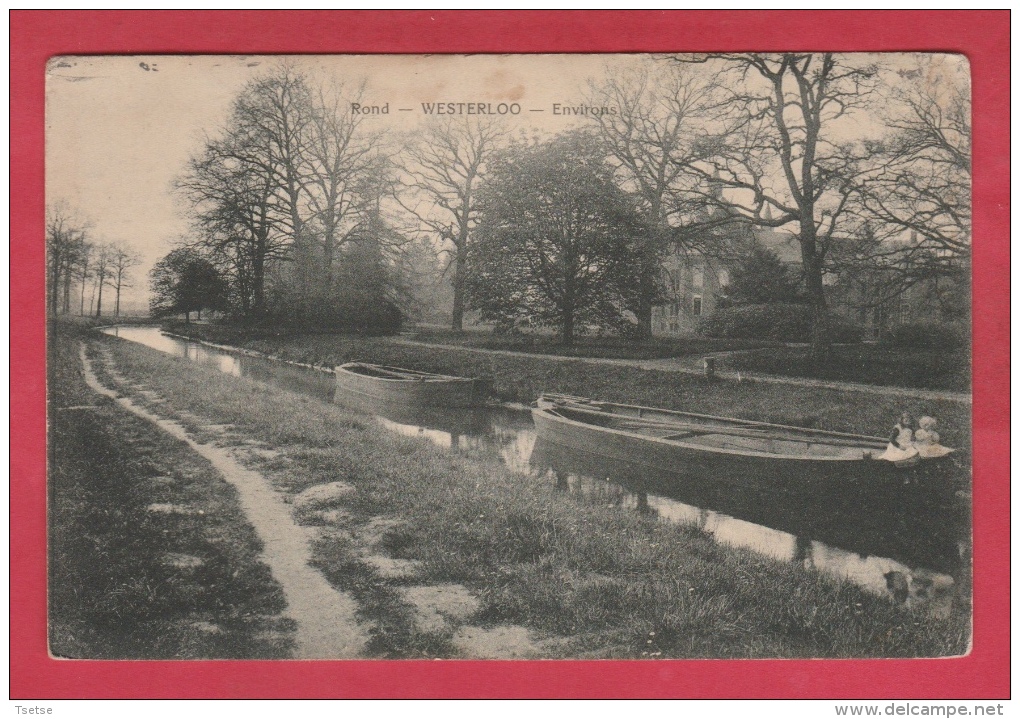 Westerlo - Rond - Grote Nethe , Laak ??? - Booten  -1911  ( Verso Zien ) - Westerlo