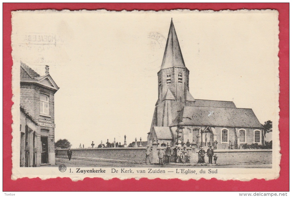 Zuienkerke - De Kerk , Van Zuiden -1951  ( Verso Zien ) - Zuienkerke