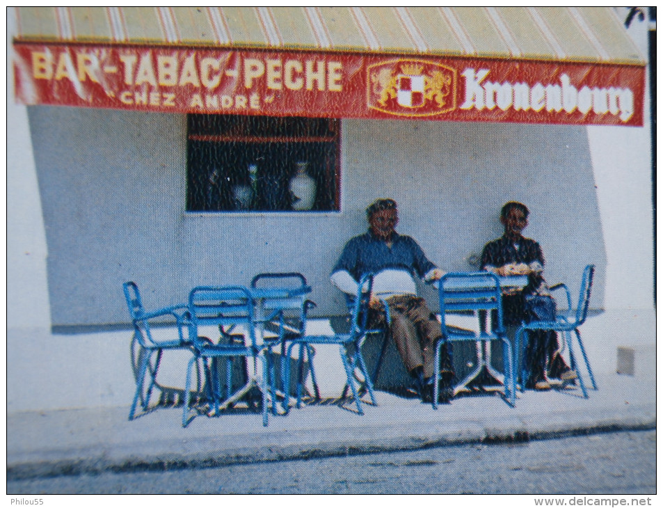 Cpsm Cpm 08 SENUC  Cafe Tabac LE MARCASSIN Chez Andre "CIM" PUB Biere Le Pecheur Kronenbourg - Other & Unclassified