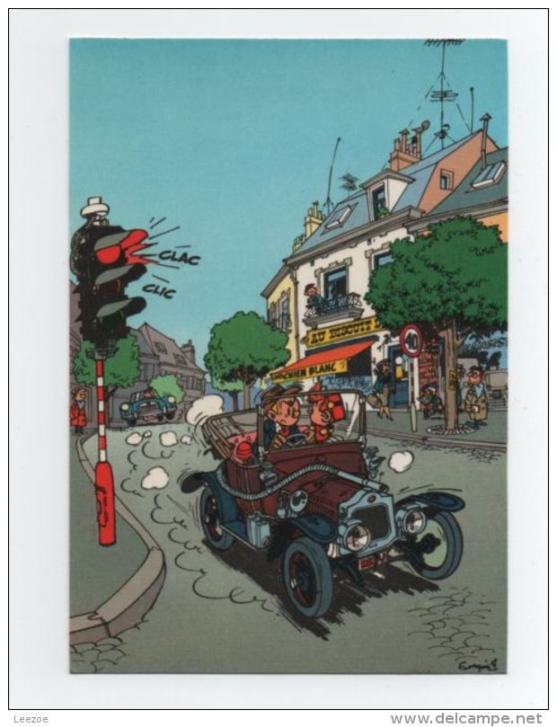 Carte Postale :FRANQUIN..JOURNAL DE SPIROU DUPUIS..1985:TRESORS DU JOURNAL SPIROU N° 47 - Bandes Dessinées