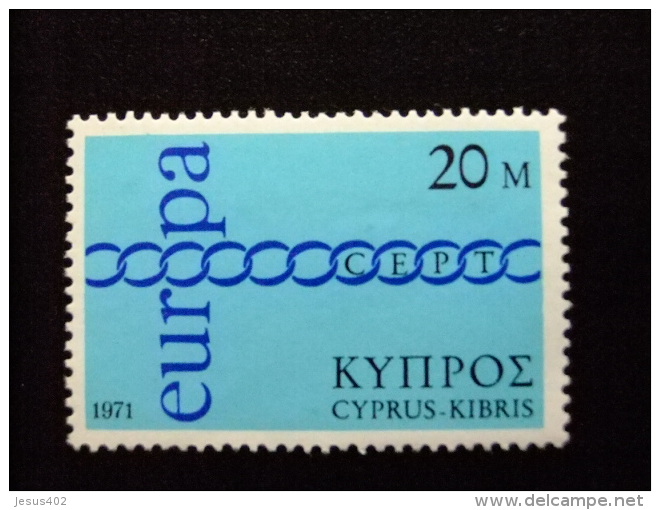 CHYPRE CYPRUS 1971 EUROPA Yvert N&ordm; 351 ** MNH - Unused Stamps