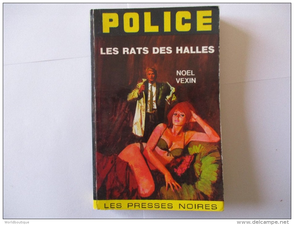 Livre Poche POLICE Les Rats Des Halles 1969 - Other & Unclassified