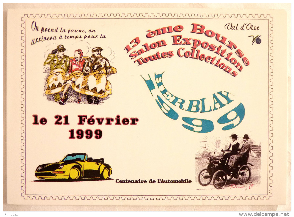 CPSM CARTE POSTALE 13 Eme BOURSE TTES COLLEC HERBLAY 1999 N°331 - Other & Unclassified