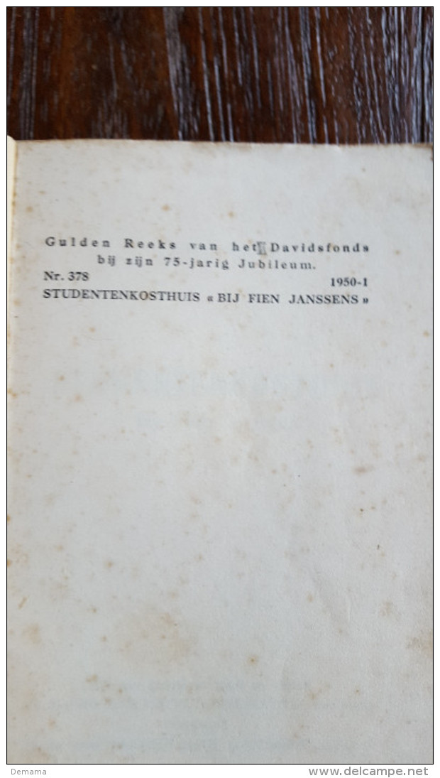 Ernest Claes, Studentenkosthuis, "Bij Fien Janssens", 1950-1, Davidsfonds - Anciens