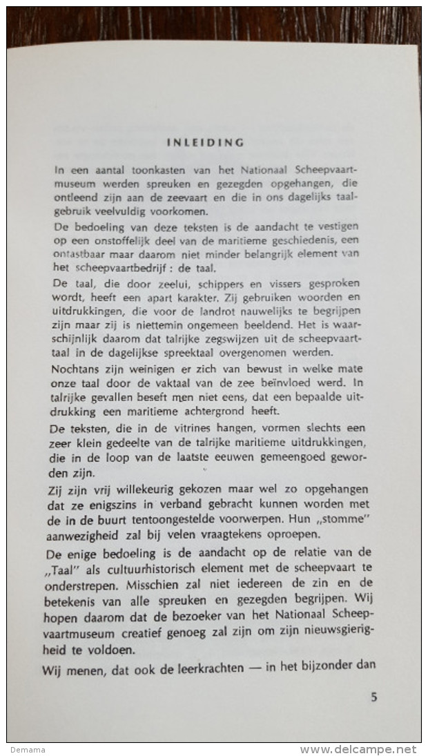 J. Van Beylen, Spreuken En Gezegden Ontleend Aan De Zeemanstaal, 1980, 2de Druk - Poésie