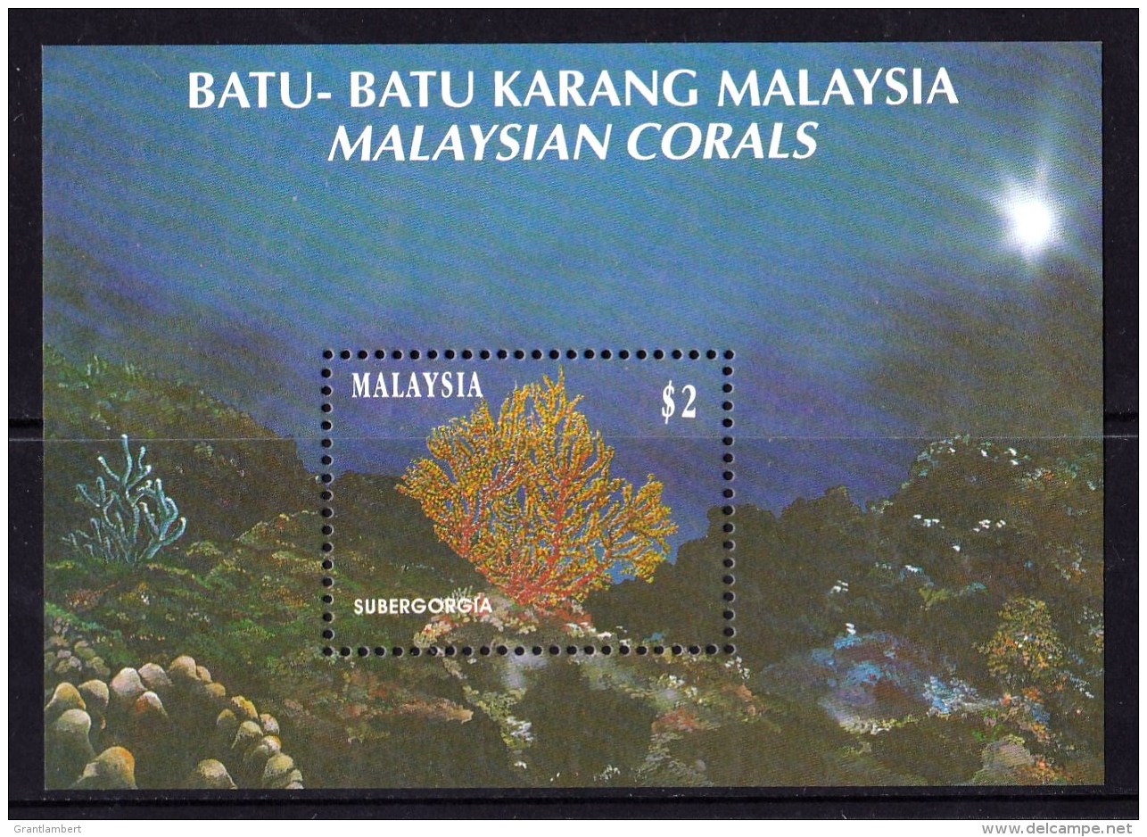 Malaysia 1992 Corals Minisheet MNH - Malaysia (1964-...)