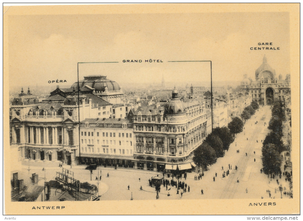 ANTWERPEN / OPERA / GRAND HOTEL / GARE CENTRAL / SUIKERUI / UITGIFTE GRAND HOTEL - Antwerpen