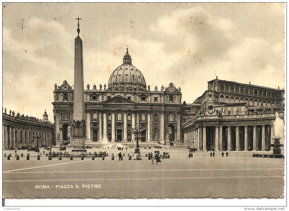 N°Y&T 153    VATICAN     Vers   FRANCE  1950   VOIR 2 SCANS - Lettres & Documents