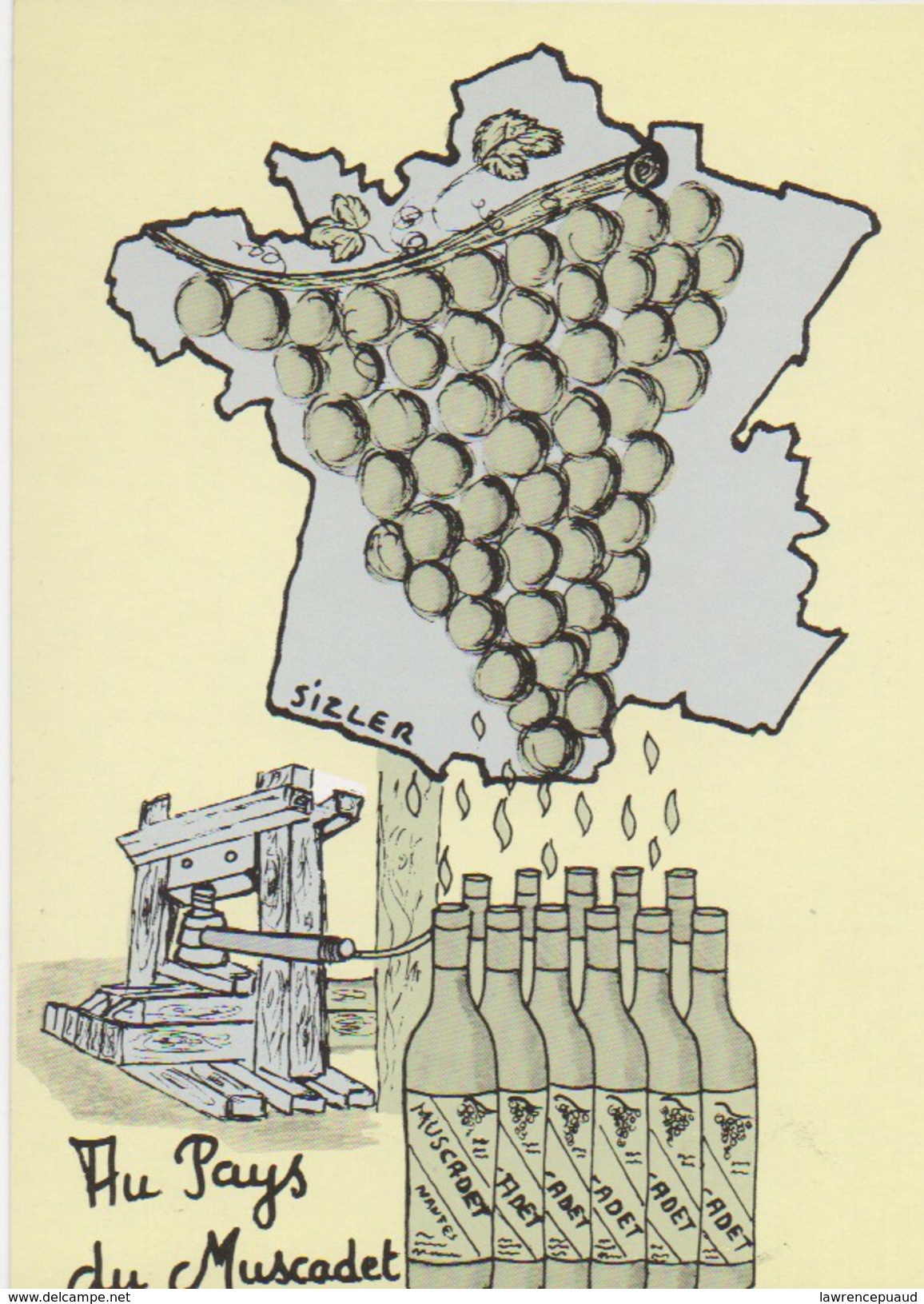 Illustrateur SIZLER "SIZI" - NANTES PAYS DU MUSCADET - Otros & Sin Clasificación