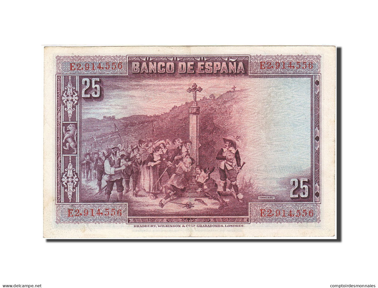 Billet, Espagne, 25 Pesetas, 1928, 1928-08-15, KM:74b, TTB+ - 1873-1874 : Prima Repubblica