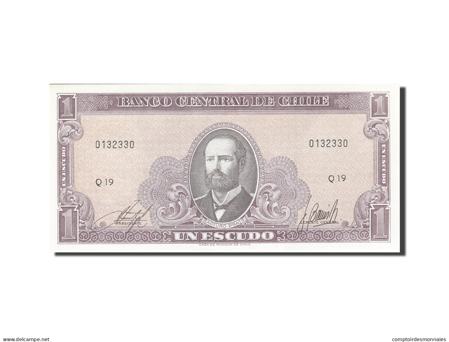 Billet, Chile, 1 Escudo, 1962-1975, Undated (1964), KM:136, SPL - Cile