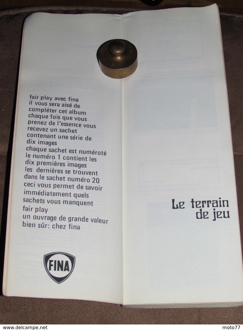 RARE Album Collecteur Images Vignettes - Carburant FINA - FOOT - 1972 - Complet - Albums & Catalogues