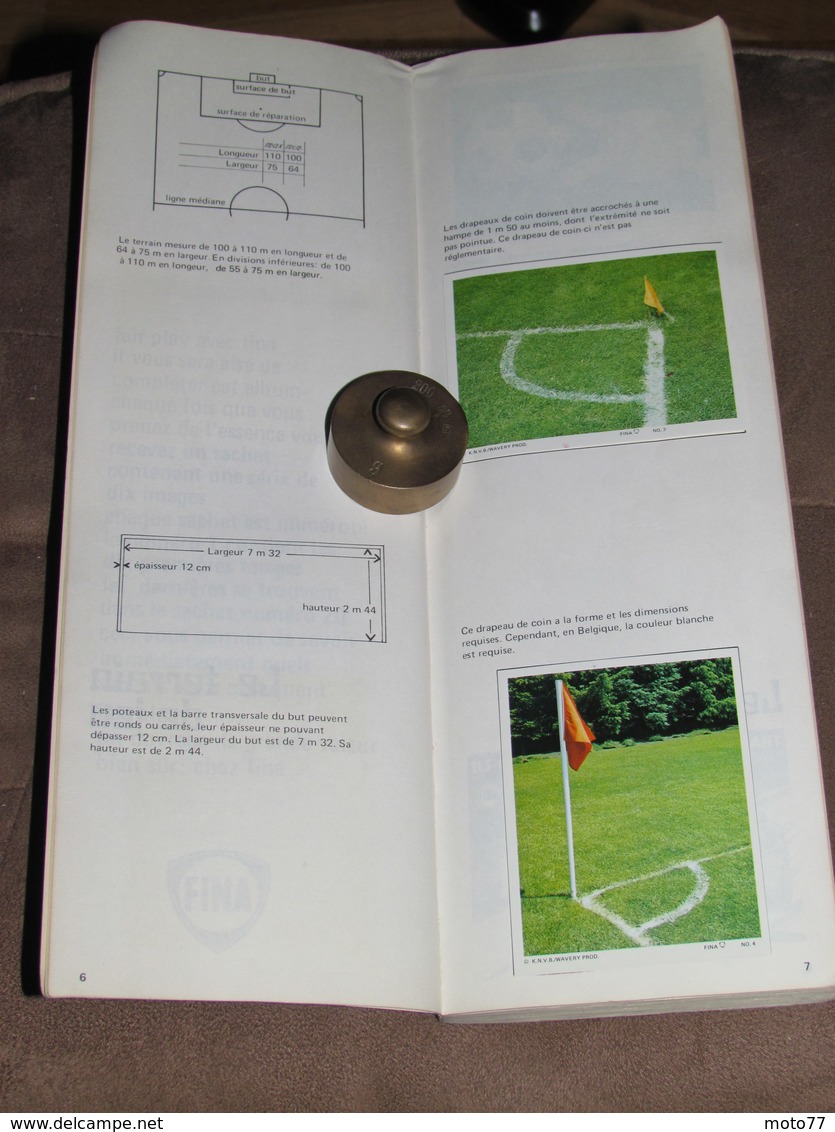 RARE Album Collecteur Images Vignettes - Carburant FINA - FOOT - 1972 - Complet - Albums & Catalogues