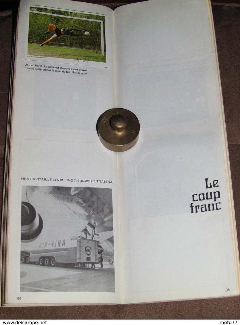 RARE Album collecteur images vignettes - Carburant FINA - FOOT - 1972 - complet