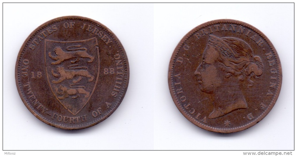 Jersey 1/24 Shilling 1888 - Jersey