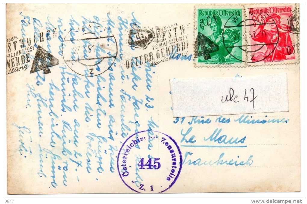 - WIEN. - Museum.  - Stamps - Scan Verso - - Musées