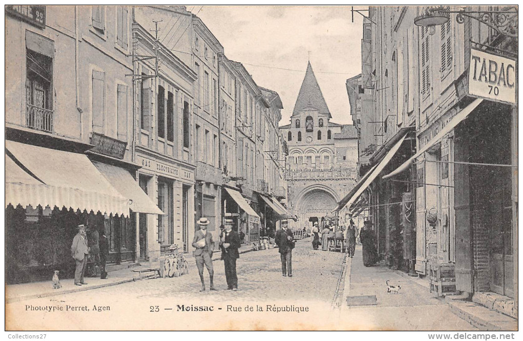 82-MOISSAC- RUE DE LA REPUBLIQUE - Moissac