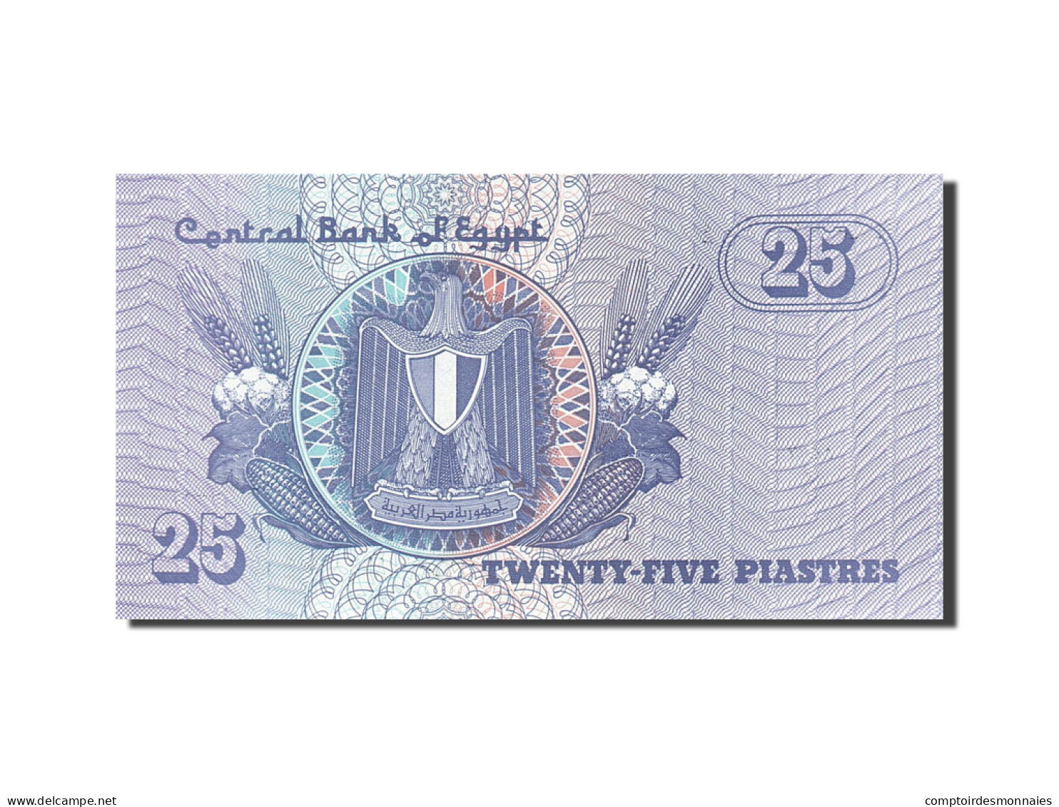 Billet, Égypte, 25 Piastres, 1980-1981, 1989, KM:57a, NEUF - Egipto