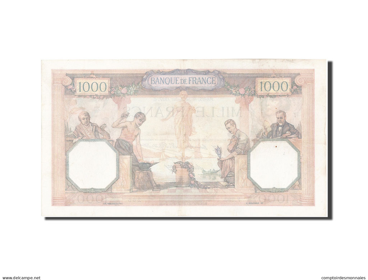 Billet, France, 1000 Francs, 1 000 F 1927-1940 ''Cérès Et Mercure'', 1927 - 1 000 F 1927-1940 ''Cérès Et Mercure''