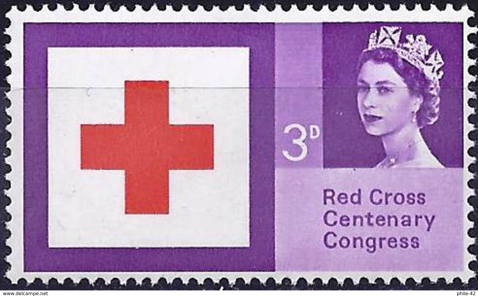 Great Britain 1963 - Centenary Of International Red-Cross ( Mi 362x - YT 378 ) MNH ** - Croix-Rouge