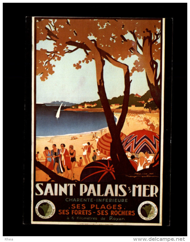 17 - SAINT-PALAIS-SUR-MER - Reproduction Affiche Chemin De Fer - Saint-Palais-sur-Mer