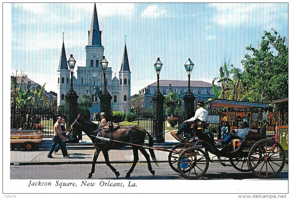 LOUISIANA---NEW ORLEANS---JACKSON SQUARE----voir 2 Scans - New Orleans