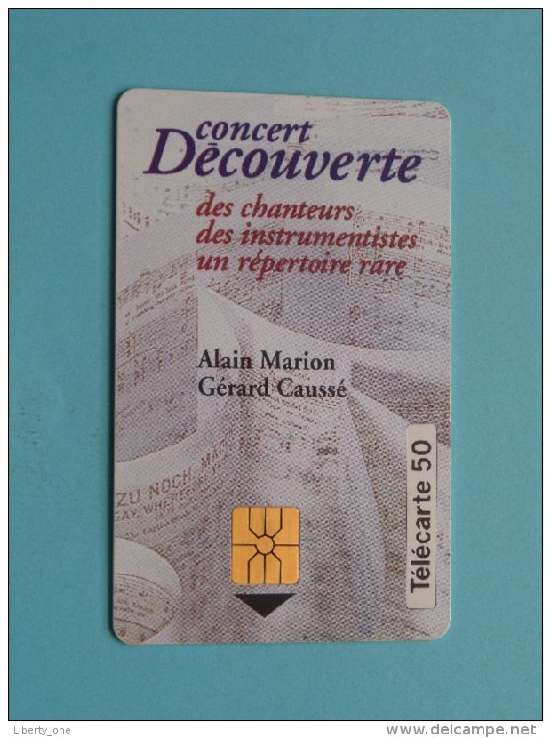 Concert Découverte Des Chanteurs - Alain Marion / Gérard Caussé 05/94 ( Zie Foto Voor Detail ) ! - FT Tickets