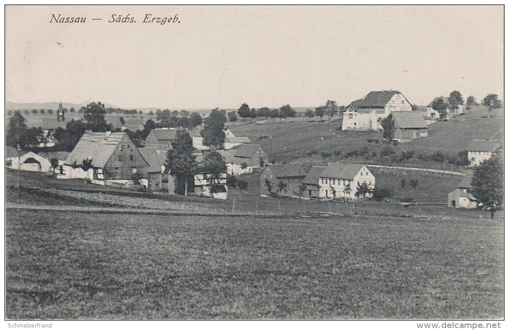 AK Nassau Erzgebirge Gasthof ? Bei Frauenstein Rechenberg Bienenmühle Mulda Clausnitz Holzhau Sayda Dorfchemnitz - Frauenstein (Erzgeb.)