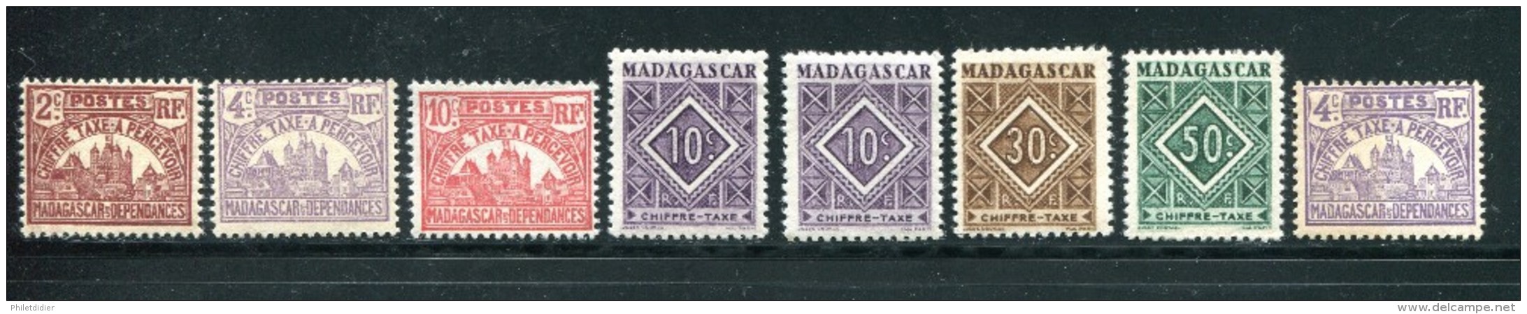 Divers Timbres Taxe Neuf Sans Charnière ** Ou Avec Charnière * - Postage Due