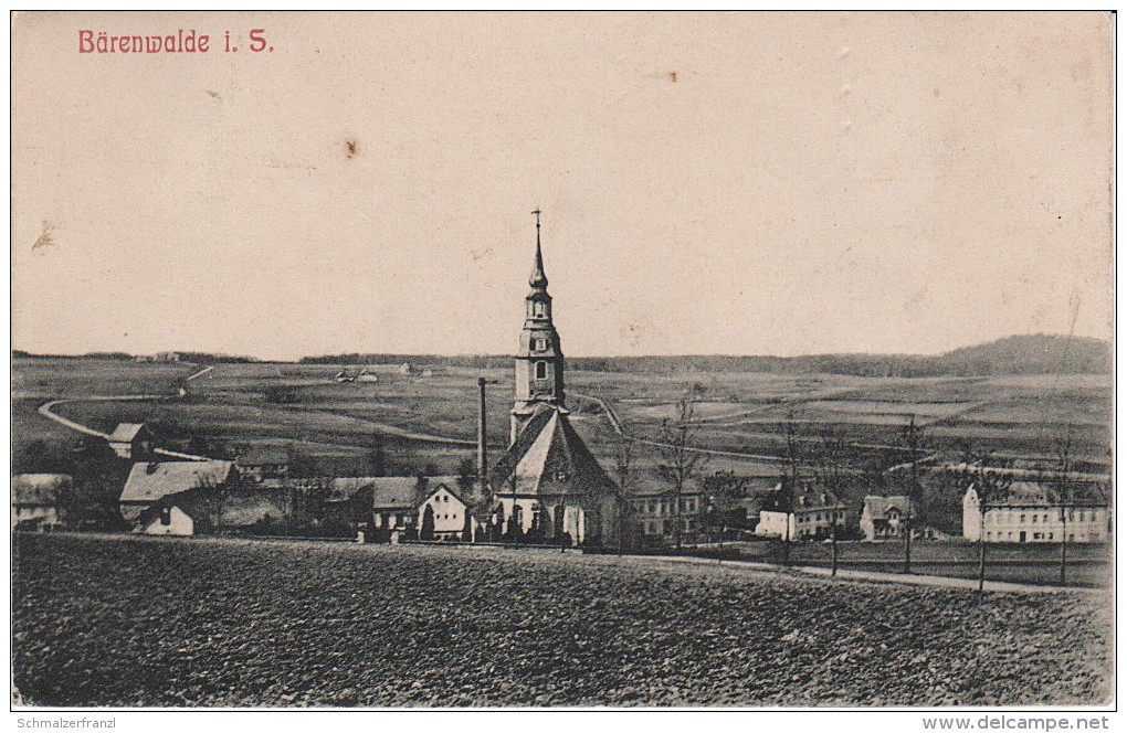 AK Bärenwalde Bei Crinitzberg Hartmannsdorf Giegengrün Rothenkirchen Obercrinitz Lauterhofen Lichtenau Hundshübel - Crinitzberg