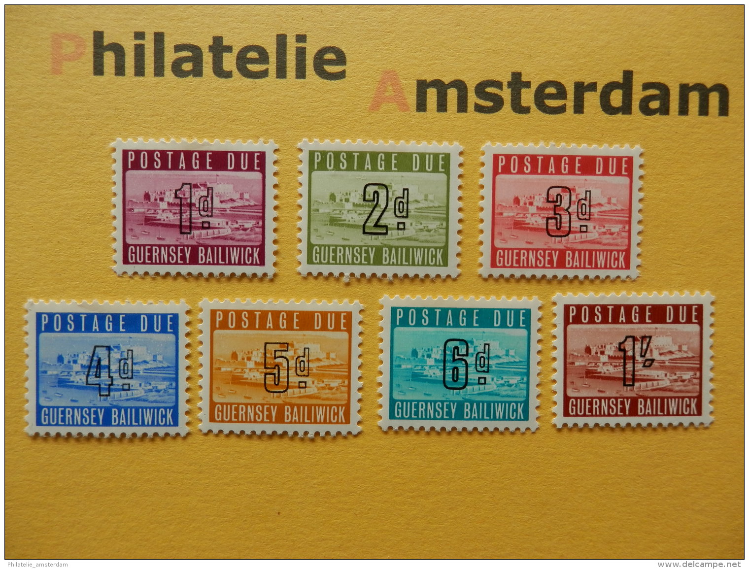 Guernsey 1969, POSTAGE DUE / PORTO / TAXES: Mi 1-7, ** - Guernsey