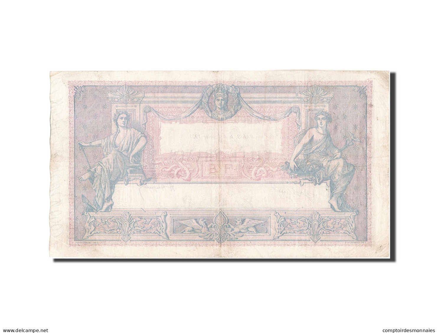 Billet, France, 1000 Francs, 1 000 F 1889-1926 ''Bleu Et Rose'', 1921 - 1 000 F 1889-1926 ''Bleu Et Rose''