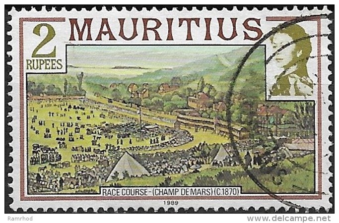 MAURITIUS 1978 Racecourse - 2r. - Multicoloured  FU - Maurice (1968-...)