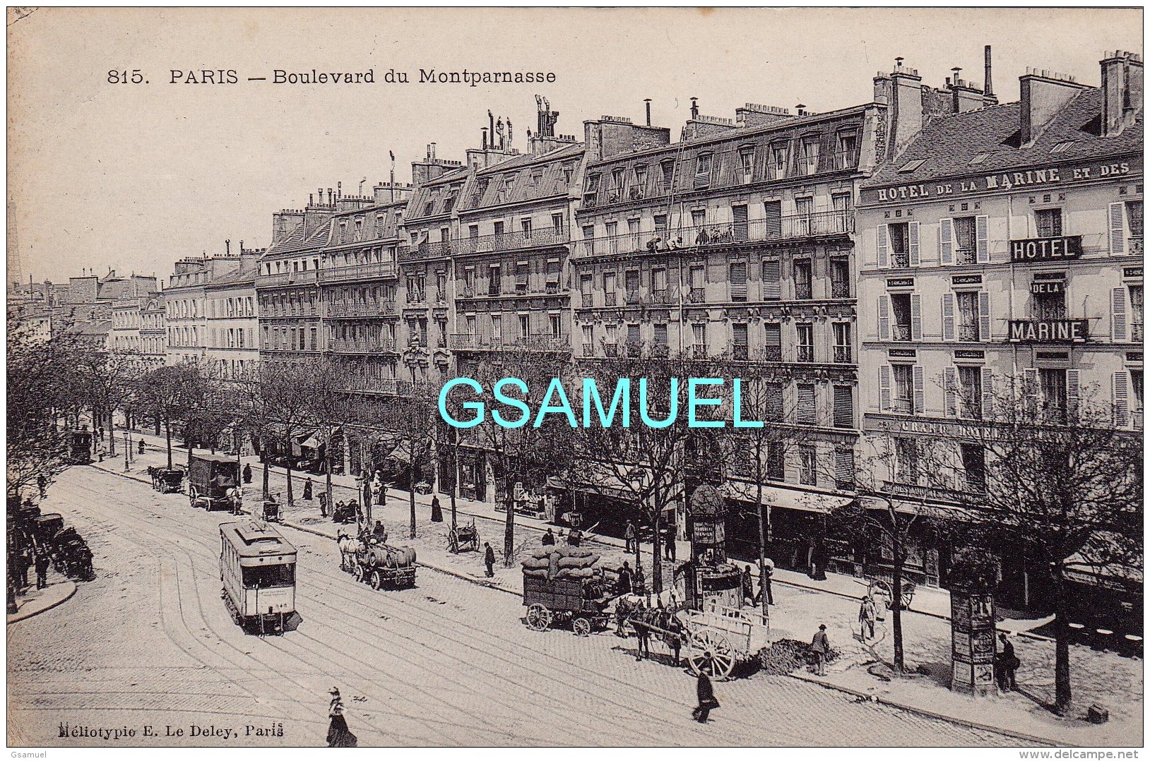 Paris 14e Arrondissement - Boulevard Du Montparnasse. - (voir Scan). - Arrondissement: 14