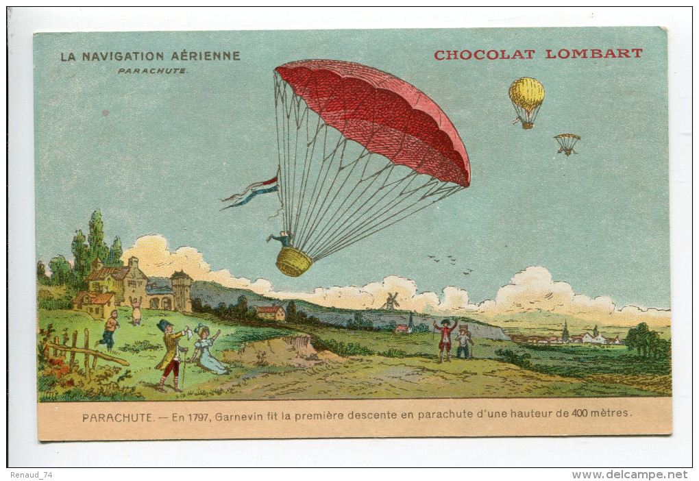 Parachutisme Chocolat Lombart - Parachutting