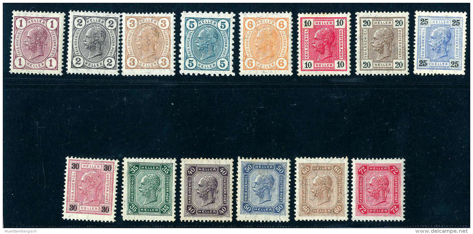 1905, Serie Von 14 Werten Ohne Lackstreifen, Postfrisch.Katalogpreis: 800.- (Michel: 119/32) - Altri & Non Classificati