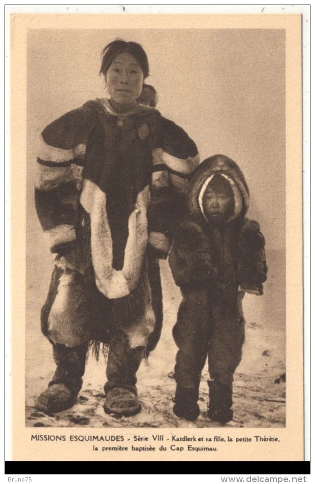 MISSIONS ESQUIMAUDES - Série VIII - Katdlerk Et Sa Fille, La Petite Thérèse - Nunavut