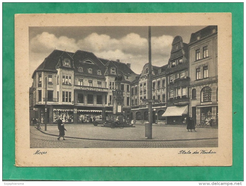 Moers Platz Der Wachau 2 Scans (Marktplatz - Carl Schultze) - Moers