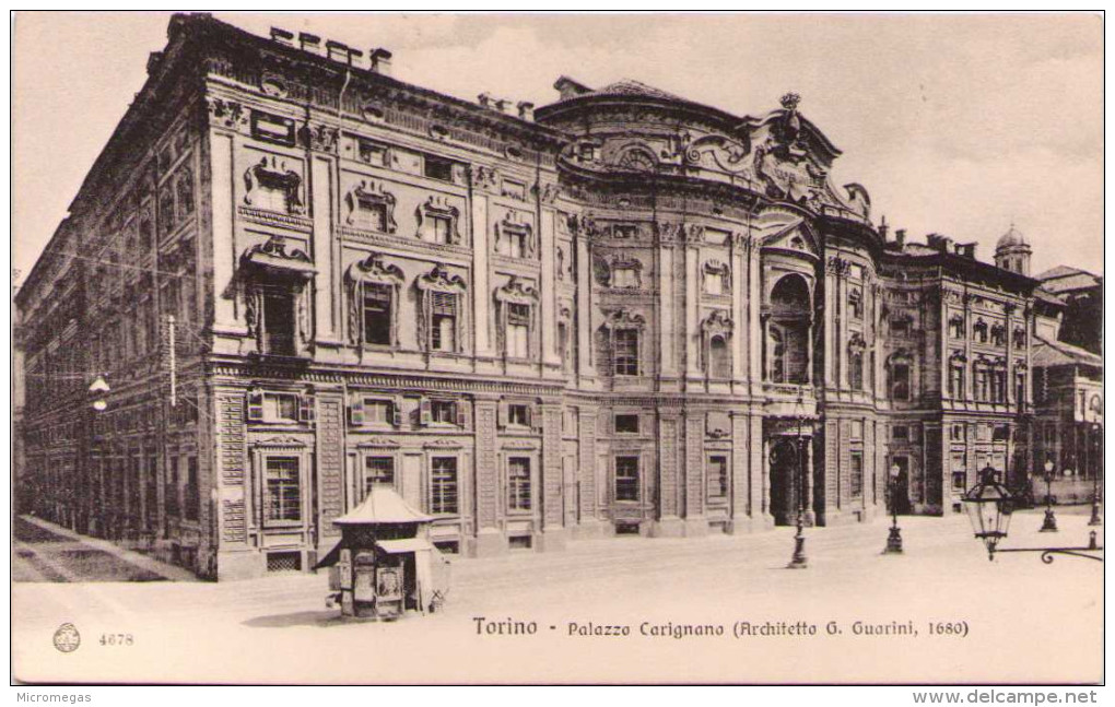 TORINO - Palazzo Carignano - Palazzo Carignano