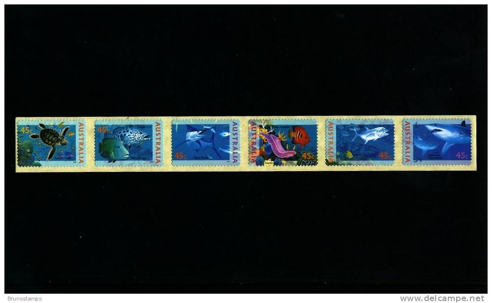 AUSTRALIA - 1995  MARINE LIFE  SELF-ADHESIVE SET  MINT NH - Nuovi